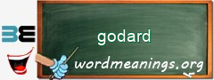 WordMeaning blackboard for godard